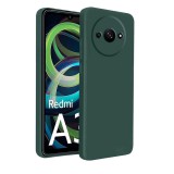 OEM Xiaomi Redmi A3 4G szilikon tok, hátlaptok, telefon tok, matt, zöld
