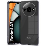 OEM Xiaomi Redmi A3 4G szilikon tok, hátlaptok, telefon tok, vastag, átlátszó, kamera védelemmel, 2mm