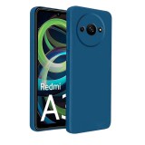 OEM Xiaomi Redmi A3 4G szilikon tok, telefon tok, hátlaptok, matt, kék, Matt case