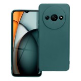 OEM Xiaomi Redmi A3 4G szilikon tok, telefon tok, hátlaptok, matt, zöld, Matt case