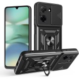OEM Xiaomi Redmi A5 4G hátlap tok, telefon tok, kitámasztható, mágneses, ütésálló, fekete, Defender Slide