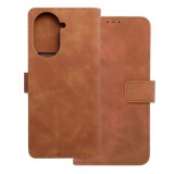 OEM Xiaomi Redmi A5 4G könyvtok, fliptok, telefon tok, bankkártyatartós, mágneszáras, barna, Tender Book