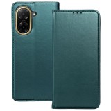 OEM Xiaomi Redmi A5 4G könyvtok, fliptok, telefon tok, bankkártyatartós, mágneszáras, zöld, Smart Magneto
