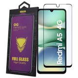 OEM Xiaomi Redmi A5 4G üvegfólia – 9H edzett, teljes képernyős, fekete keretes, OG Premium