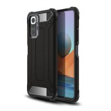 OEM Xiaomi Redmi Note 10 Pro hátlap tok, telefon tok, ütésálló, fekete, Armor