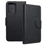 OEM Xiaomi Redmi Note 12 4G könyvtok, fliptok, telefon tok, bankkártyatartós, mágneszáras, fekete, Fancy