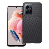 OEM Xiaomi Redmi Note 12 4G szilikon tok, hátlap tok, ütésálló, fekete, Thunder