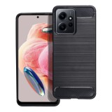 OEM Xiaomi Redmi Note 12 4G szilikon tok, hátlaptok, telefon tok, karbon mintás, fekete, Carbon case