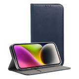 OEM Xiaomi Redmi Note 12 5G (Globál) / Poco X5 5G könyvtok, fliptok, telefon tok, mágneszáras, bankkártyatartós, sötétkék, Smart Magnetic