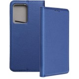 OEM Xiaomi Redmi Note 12 Pro Plus (Pro+) 5G könyvtok, fliptok, telefon tok, mágneszáras, bankkártyatartós, sötétkék