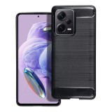 OEM Xiaomi Redmi Note 12 Pro Plus (Pro+) 5G szilikon tok, hátlaptok, telefon tok, karbon mintás, fekete, Carbon case