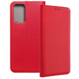 OEM Xiaomi Redmi Note 12s 4G könyvtok, flip tok, telefon tok, mágneszáras, bankkártyatartós, piros, Smart Case book