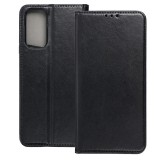 OEM Xiaomi Redmi Note 12s könyvtok, fliptok, telefon tok, mágneszáras, bankkártyatartós, fekete, Smart Magnetic