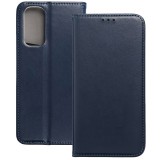 OEM Xiaomi Redmi Note 12s könyvtok, fliptok, telefon tok, mágneszáras, bankkártyatartós, sötétkék, Smart Magnetic