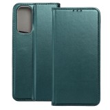 OEM Xiaomi Redmi Note 12s könyvtok, fliptok, telefon tok, mágneszáras, bankkártyatartós, zöld, Smart Magnetic