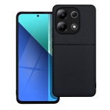 OEM Xiaomi Redmi Note 13 4G hátlap tok, telefon tok, stílusos, prémium, fekete, Noble Case