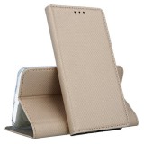 OEM Xiaomi Redmi Note 13 4G könyvtok, flip tok, telefon tok, bankkártyatartós, mágneszáras, arany, Smart Case book