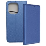 OEM Xiaomi Redmi Note 13 4G könyvtok, fliptok, telefon tok, bankkártyatartós, mágneszáras, sötétkék, Smart Case book