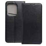 OEM Xiaomi Redmi Note 13 4G könyvtok, fliptok, telefon tok, mágneszáras, bankkártyatartós, fekete, Smart Magnetic