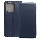 OEM Xiaomi Redmi Note 13 4G könyvtok, fliptok, telefon tok, mágneszáras, bankkártyatartós, sötétkék, Smart Magnetic