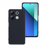 OEM Xiaomi Redmi Note 13 4G szilikon tok, hátlaptok, telefon tok, velúr belsővel, matt, fekete, Silicon