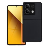 OEM Xiaomi Redmi Note 13 5G hátlap tok, telefon tok, stílusos, prémium, fekete, Noble Case