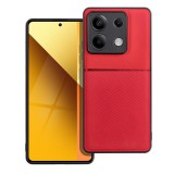 OEM Xiaomi Redmi Note 13 5G hátlap tok, telefon tok, stílusos, prémium, piros, Noble Case