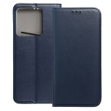 OEM Xiaomi Redmi Note 13 5G könyvtok, fliptok, telefon tok, mágneszáras, bankkártyatartós, sötétkék, Smart Magnetic