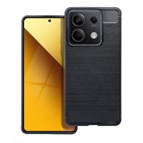 OEM Xiaomi Redmi Note 13 5G szilikon tok, hátlaptok, telefon tok, karbon mintás, fekete, Carbon case