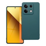 OEM Xiaomi Redmi Note 13 5G szilikon tok, telefon tok, hátlaptok, matt, zöld, Matt case