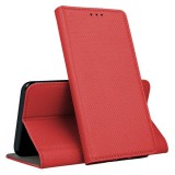 OEM Xiaomi Redmi Note 13 Pro 4G / Poco M6 Pro 4G könyvtok, flip tok, telefon tok, mágneszáras, bankkártyatartós, piros, Smart Case book