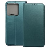 OEM Xiaomi Redmi Note 13 Pro 5G / Poco X6 5G könyvtok, fliptok, telefon tok, bankkártyatartós, mágneszáras, zöld, Smart Magneto