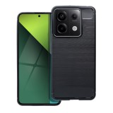 OEM Xiaomi Redmi Note 13 Pro 5G / Poco X6 5G szilikon tok, hátlaptok, telefon tok, karbon mintás, fekete, Carbon case