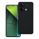 OEM Xiaomi Redmi Note 13 Pro 5G / Poco X6 5G szilikon tok, hátlaptok, telefon tok, velúr belsővel, matt, fekete, Silicone