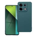 OEM Xiaomi Redmi Note 13 Pro 5G / Poco X6 5G szilikon tok, telefon tok, hátlaptok, matt, zöld, Matt case