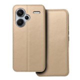 OEM Xiaomi Redmi Note 13 Pro Plus 5G könyvtok, fliptok, telefon tok, bankkártyatartós, mágneszáras, arany, Dual Pocket