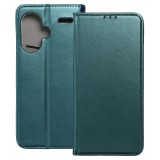 OEM Xiaomi Redmi Note 13 Pro Plus 5G könyvtok, fliptok, telefon tok, bankkártyatartós, mágneszáras, zöld, Smart Magneto