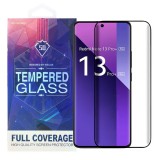 OEM Xiaomi Redmi Note 13 Pro Plus 5G üvegfólia, tempered glass, előlapi, 5D, edzett, hajlított, fekete kerettel