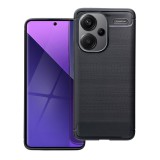 OEM Xiaomi Redmi Note 13 Pro Plus ( Pro+) 5G szilikon tok, hátlaptok, telefon tok, karbon mintás, fekete, Carbon case