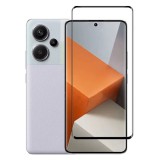 OEM Xiaomi Redmi Note 13 Pro Plus ( Pro+) 5G üvegfólia, tempered glass, előlapi, edzett, hajlított, fekete kerettel, OG prémium