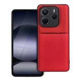 OEM Xiaomi Redmi Note 14 5G hátlap tok, telefon tok, stílusos, prémium, piros, Noble Case