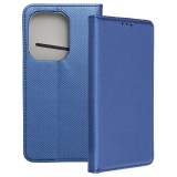 OEM Xiaomi Redmi Note 14 5G könyvtok, fliptok, telefon tok, bankkártyatartós, mágneszáras, sötétkék, Smart Case book