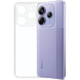 OEM Xiaomi Redmi Note 14 5G szilikon tok, hátlaptok, telefon tok, kamera védelemmel, átlátszó, 2mm