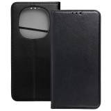 OEM Xiaomi Redmi Note 14 Pro 4G könyvtok, fliptok, telefon tok, mágneszáras, bankkártyatartós, fekete, Smart Magnetic