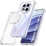 OEM Xiaomi Redmi Note 14 Pro 4G szilikon tok, hátlaptok, telefon tok, erősített sarkokkal, átlátszó, Anti Shock, 1.5mm