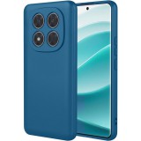 OEM Xiaomi Redmi Note 14 Pro Plus 5G szilikon tok, telefon tok, hátlaptok, matt, kék, Matt case