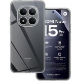 OEM Xiaomi Redmi Note 15 Pro 5G szilikon tok, hátlaptok, telefon tok, kamera védelemmel, átlátszó, 2mm