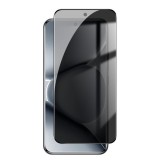 OEM Xiaomi Redmi Note 15 Pro Plus 5G Privacy üvegfólia – 9H, fekete keretes, betekintés védelemmel, OG Premium