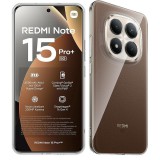 OEM Xiaomi Redmi Note 15 Pro Plus 5G szilikon tok, hátlaptok, telefon tok, kamera védelemmel, átlátszó, 2mm