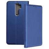 OEM Xiaomi Redmi Note 8 Pro könyvtok, fliptok, telefon tok, mágneszáras, bankkártyatartós, sötétkék